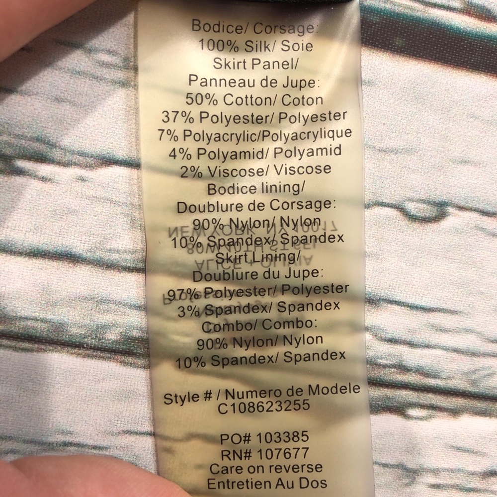 NWOT Alice + Olivia Elena Bustier silk dress Sz 4 - Picture 8 of 8